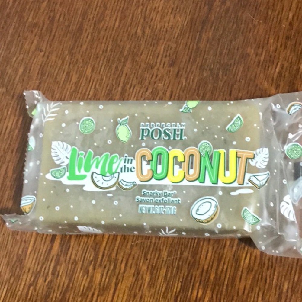 Perfectly posh lime in the coconut snarky bar
